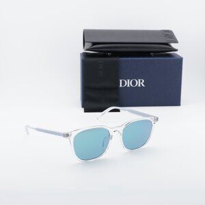 Dior INDIOR S1F 85B7 Square Sunglasses - Transparent/Blue